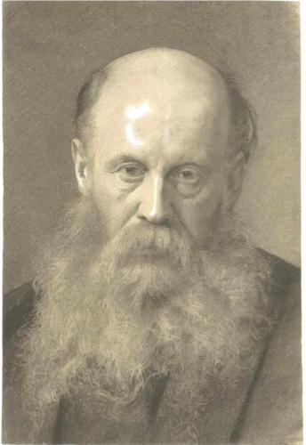 Photo:  Gustav Klimt, Portrait of a man with beard 1